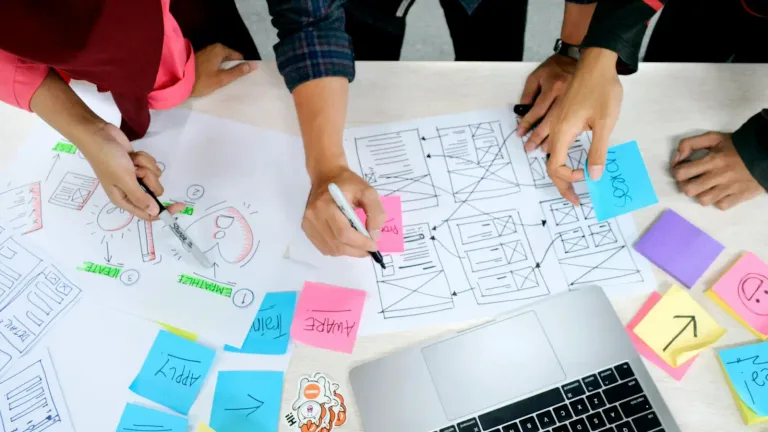 Header image about onepagers and multi-page website structures